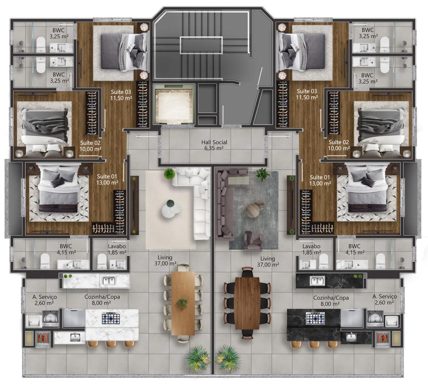 Apartamento, 3 quartos, 110 m² - Foto 20